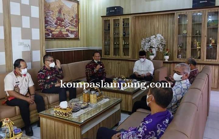 Wakil Bupati Lamteng Terima Kunjungan Dari Plt. Kepala Perwakilan BKKBN Provinsi Lampung
