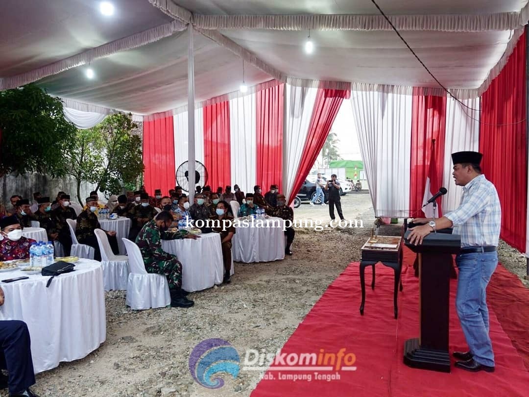 Bupati Lamteng Hadiri Acara Pengukuhan Pol Sub Sektor Bumi Ratu Nuban dan Anak Ratu Aji