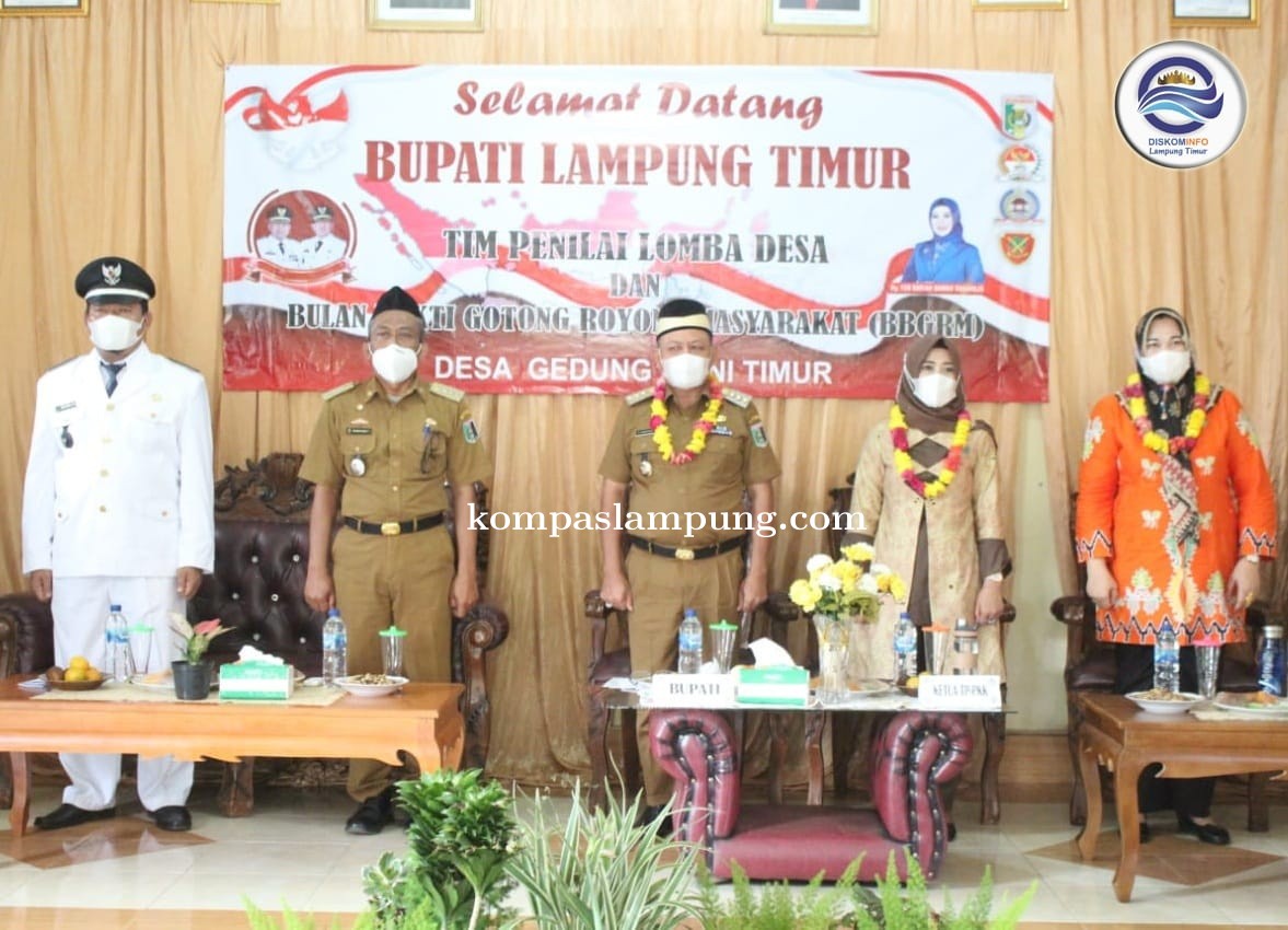 Bupati Lamtim M Dawam Raharjo Membuka Acara BBGRM Kecamatan Marga Tiga