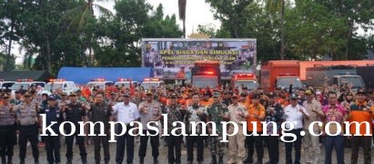Siaga Bencana Polres Bersama Unsur Terkait Gelar Simulasi Penanggulangan Bencana Alam