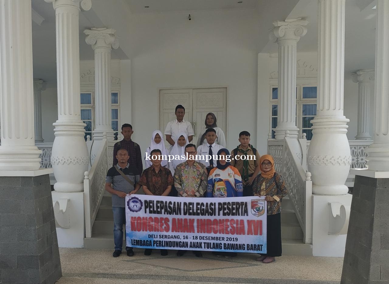 5 Orang Siswa-Siswi Yang Mewakili Tulang Bawang Barat Mengkuti Kongres Anak Indonesia XVI 