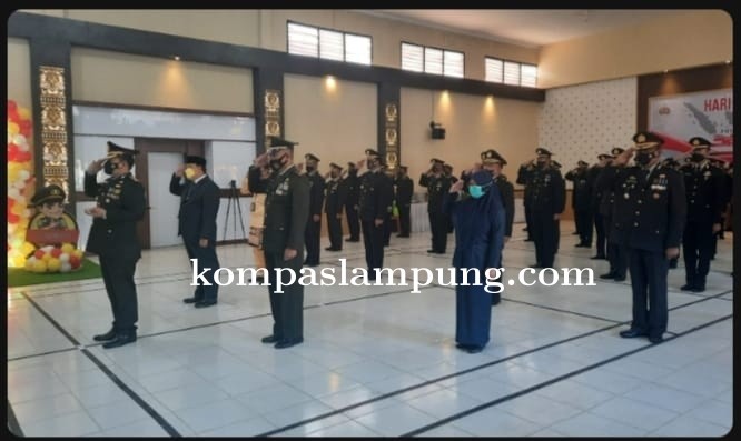 Polres Lampung Timur Gelar Peringatan Hari Bhayangkara Secara Virtual