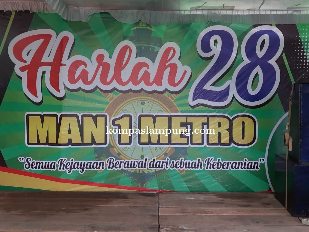 Sekolah Man 1 Kota Metro Memperingati HARLAH Yang Ke 28 Tahun