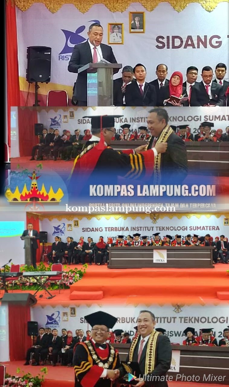 Hadir Di Wisuda Itera, Umar Sampaikan Orasi Tubaba Pulang Ke Masa Depan