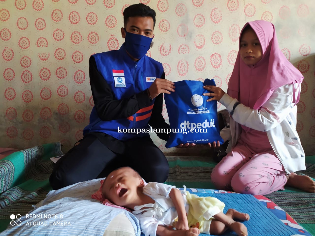 DT Peduli Lampung Bantu Pengobatan Ananda Rayan Nurrahim