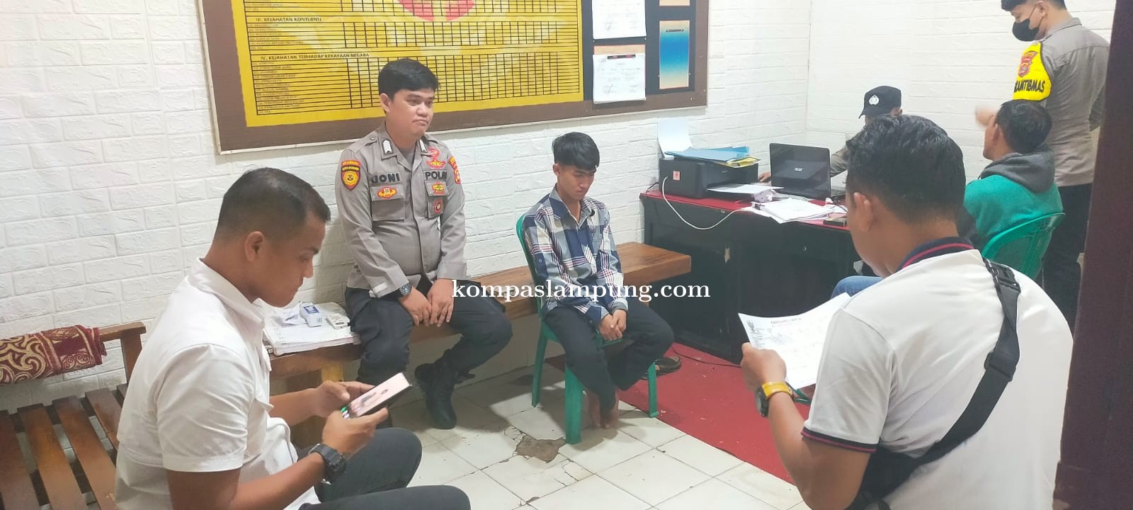 Polsek Sekampung Udik Berhasil Amankan Seorang Pelaku Tindak Pidana Pengeroyokan