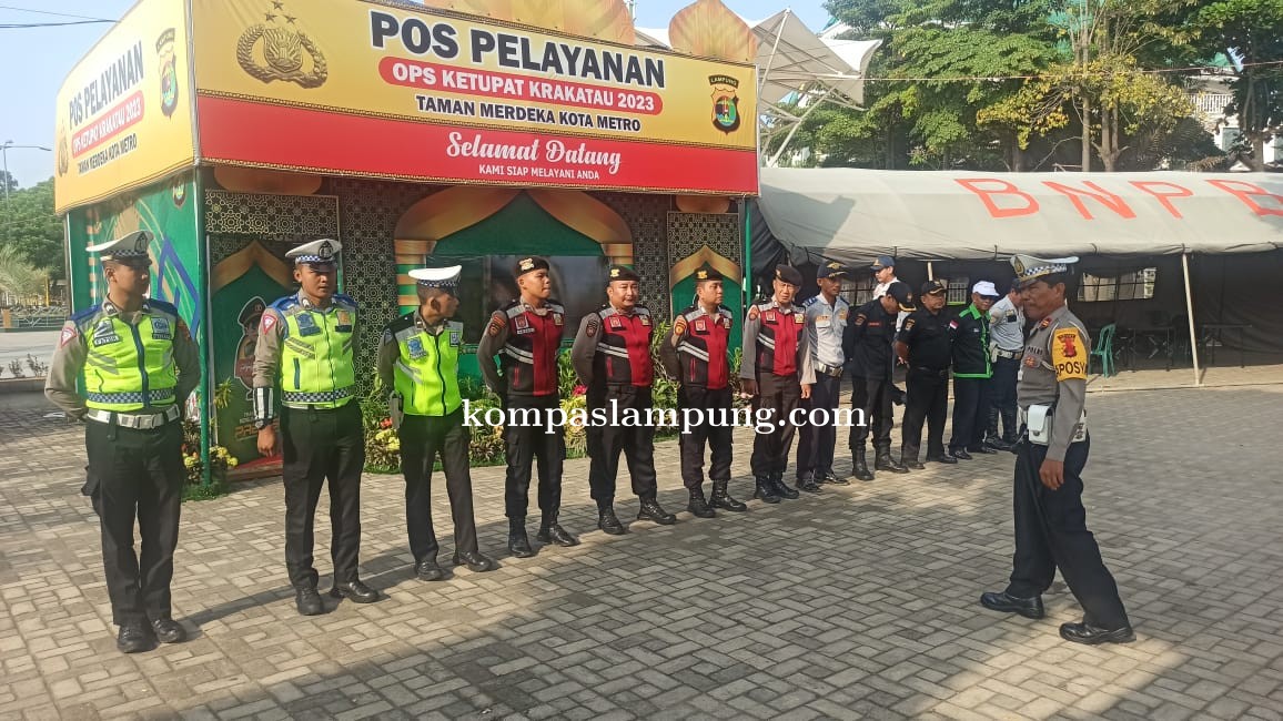 Personil Polres Metro Siap Berikan Pengamanan Arus Mudik Lebaran 1444 H