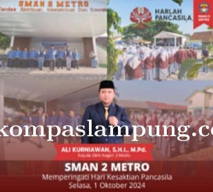 SMAN 2 METRO peringati hari kesaktian Pancasila 