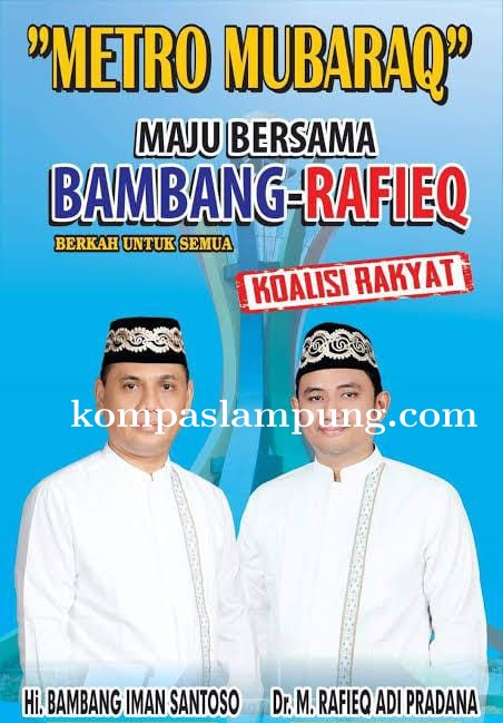 Siap-siap,Walikota Metro Dilantik 6 Februari di Istana Negara