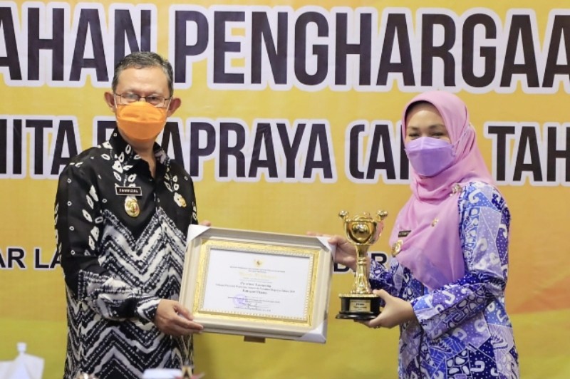 Pemprov Lampung Raih Penghargaan APE Tahun 2021