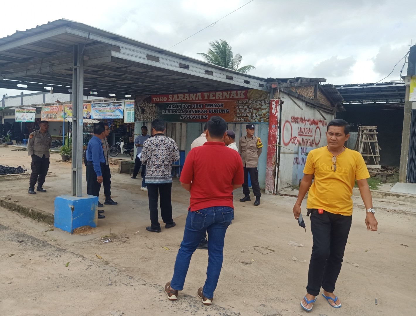 PN Gunung Sugih Gelar Konstatering Guna Pelaksanaan Eksekusi Terhadap Objek Sengketa Di Bandar Agung