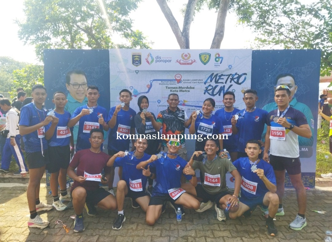 Pusat Bimbel D Matra Lampung Ikut Partisipasi pada Event Metro RUN 2024