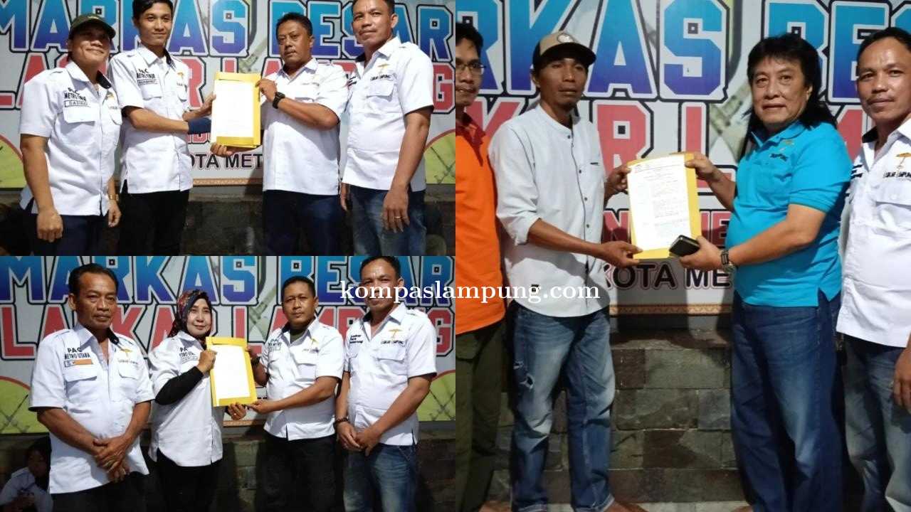 DPC Laskar Lampung Yang Dinakhodai Ir.Ahmad Ridwan,SE Resmi Menyerahkan Surat Keputusan(SK)