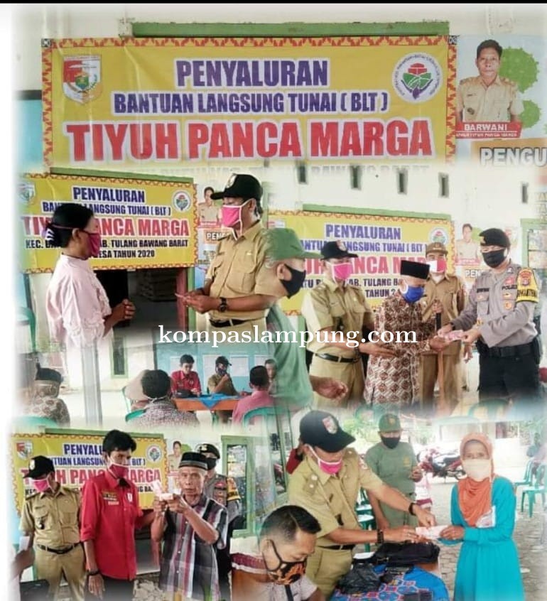 Tiyuh Pancamarga Kec Batu Putih Tubaba Hari Ini Salurkan BLT Ke 30 KK Yang Telah Terdata