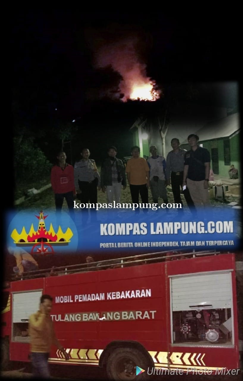 Kebakaran Lahan Di Kampung Penumangan Lama Akibat Ulah Oknum Yang Tidak Bertanggung Jawab