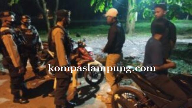Tim Alap Alap Sat Samapta Polres Lampung Tengah Gencarkan Patroli Daerah Rawan