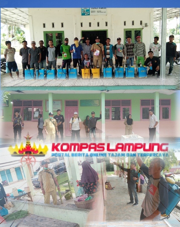Tiyuh Pancamarga Kec Batu Putih Tubaba Lakukan Kegiatan Sosialisasi Pencegahan COVID-19