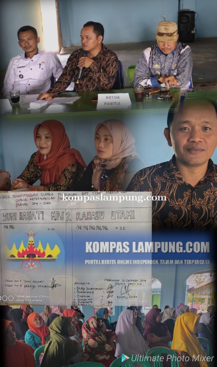 Pemilihan BPT Keterwakilan Perempuan Di Tiyuh Marga Sari