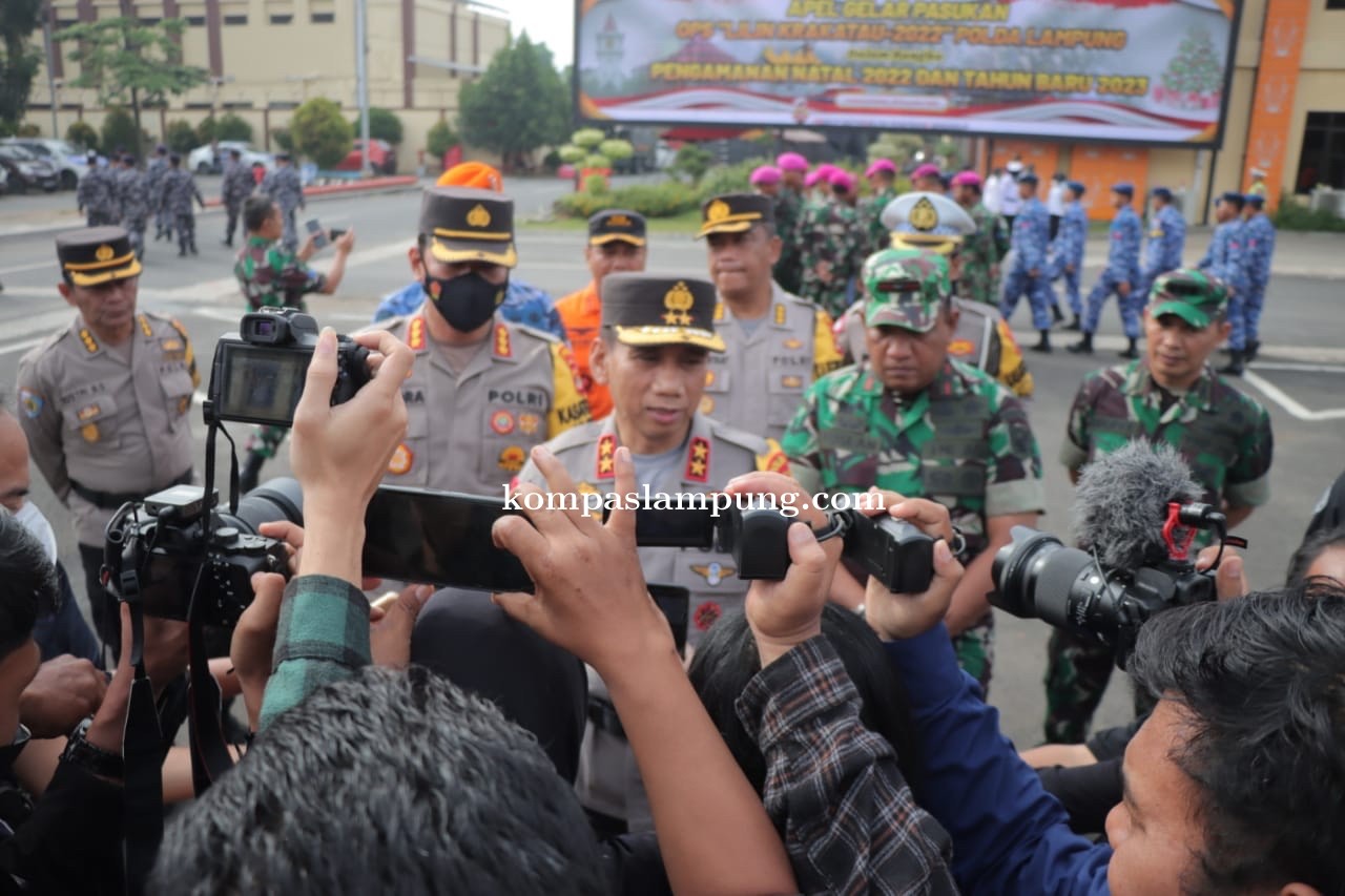 Polda Lampung Siap Mengamankan Pergantian Tahun Baru 2023