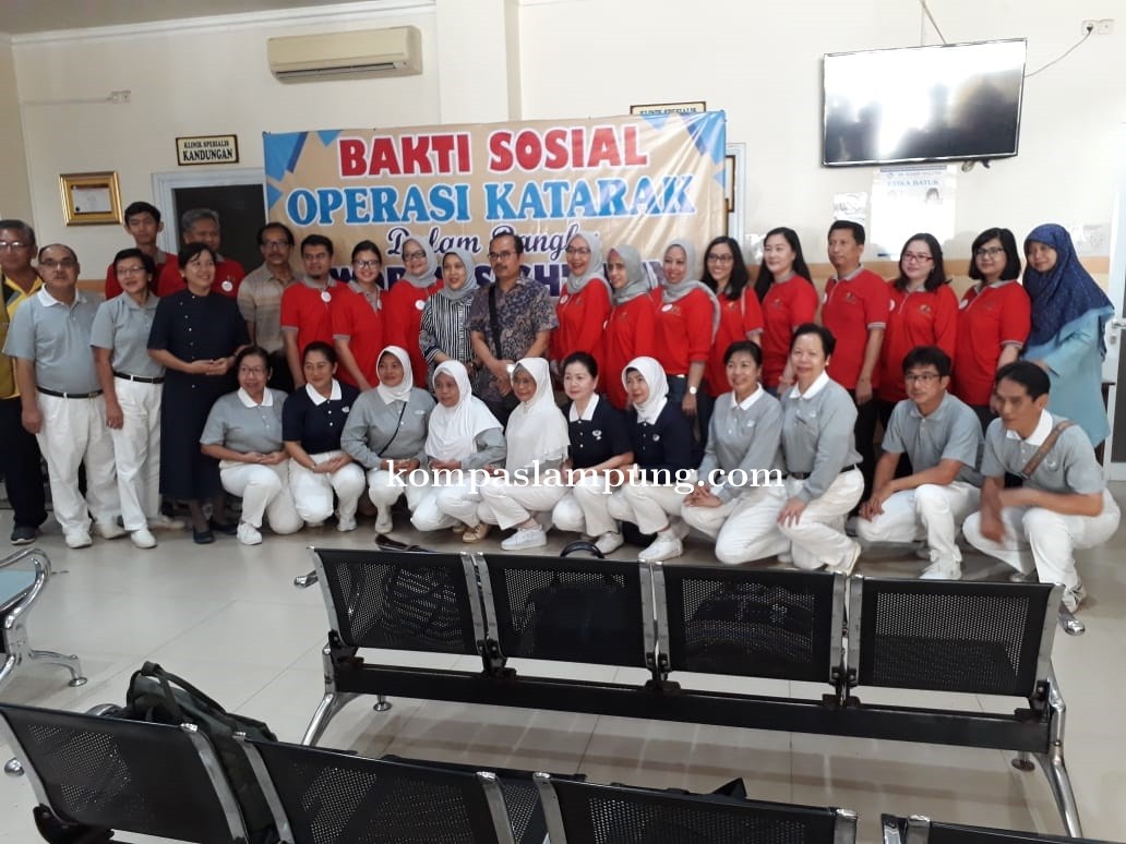 RS. Mardi Waluyo Metro Dan Perdami Adakan Baksos Operasi Katarak Gratis