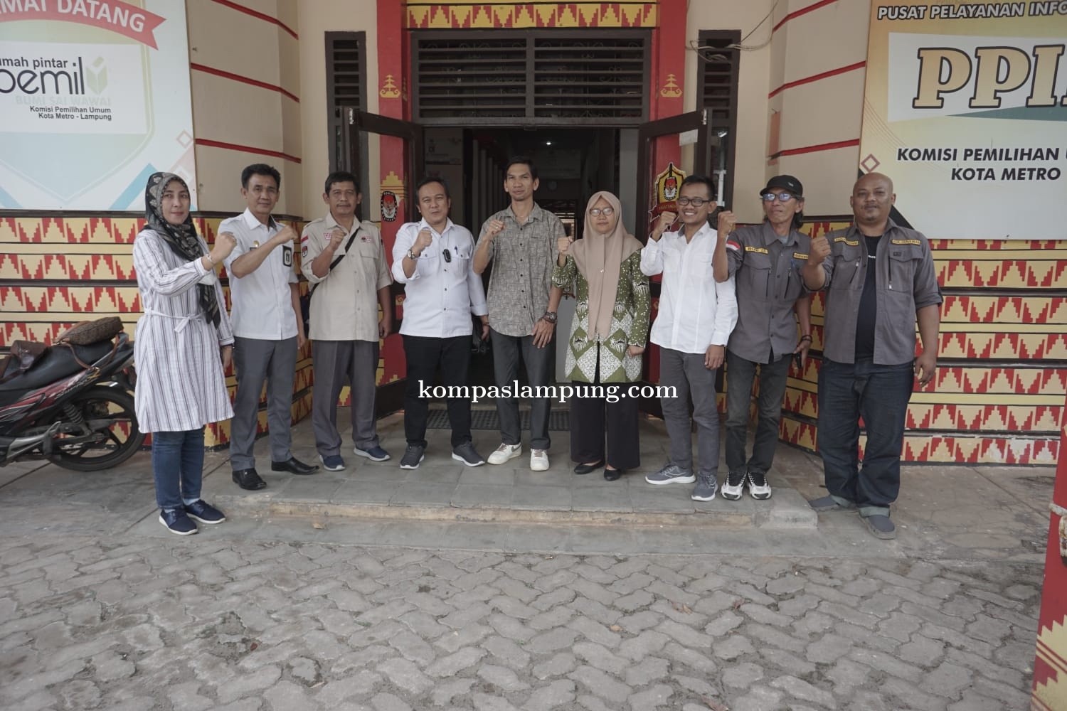SMSI Metro Siap Bersinergi dengan KPU Metro Kawal Tahapan Pemilu 2024