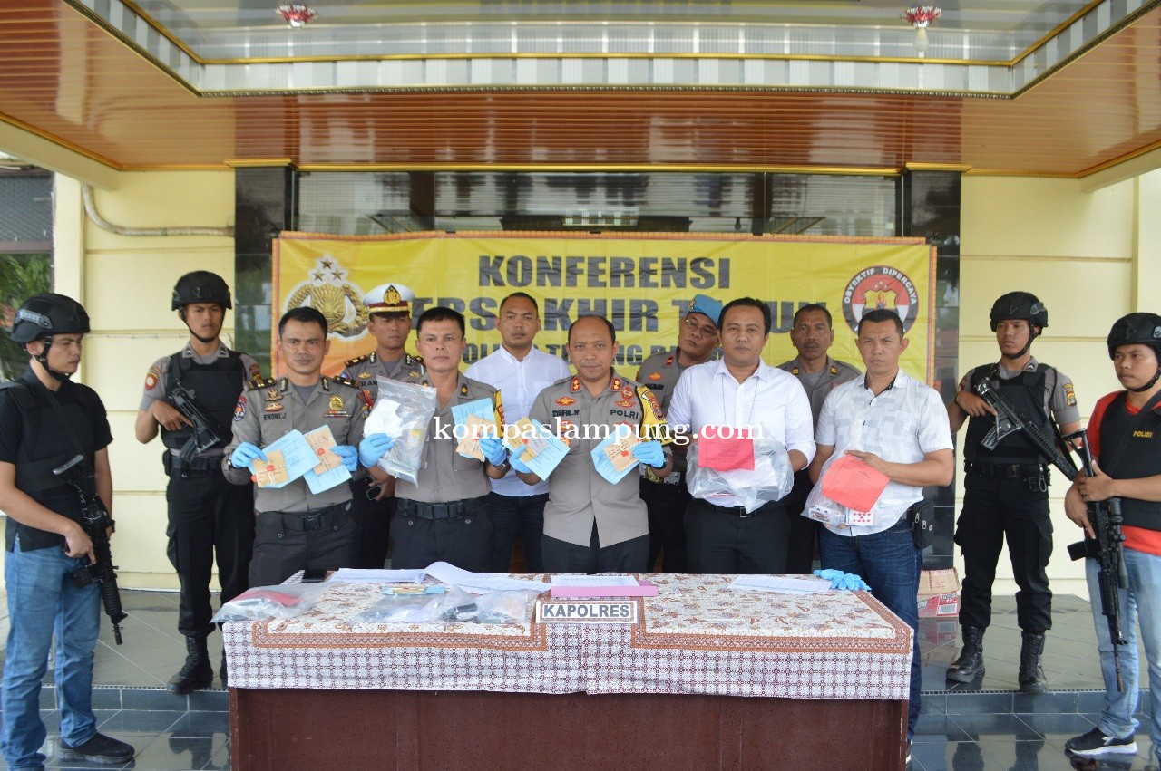113 Kasus Penyalahgunaan Narkotika Berhasil Diungkap Satresnarkoba Tulang Bawang Pada Tahun 2019