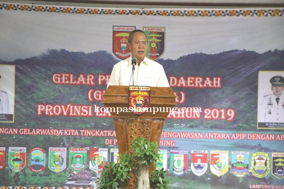 Wagub Bachtiar Basri Buka Gelarwasda Kabupaten/Kota Se-Provinsi Lampung 