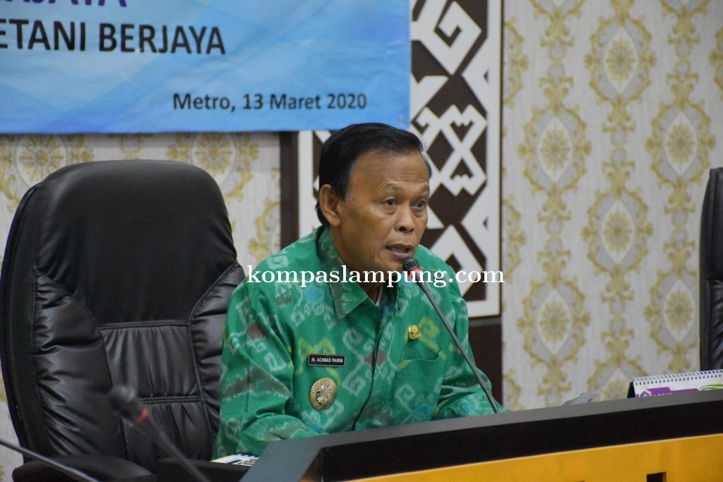 Walikota Metro Achmad Pairi Bentuk Satgas Corona