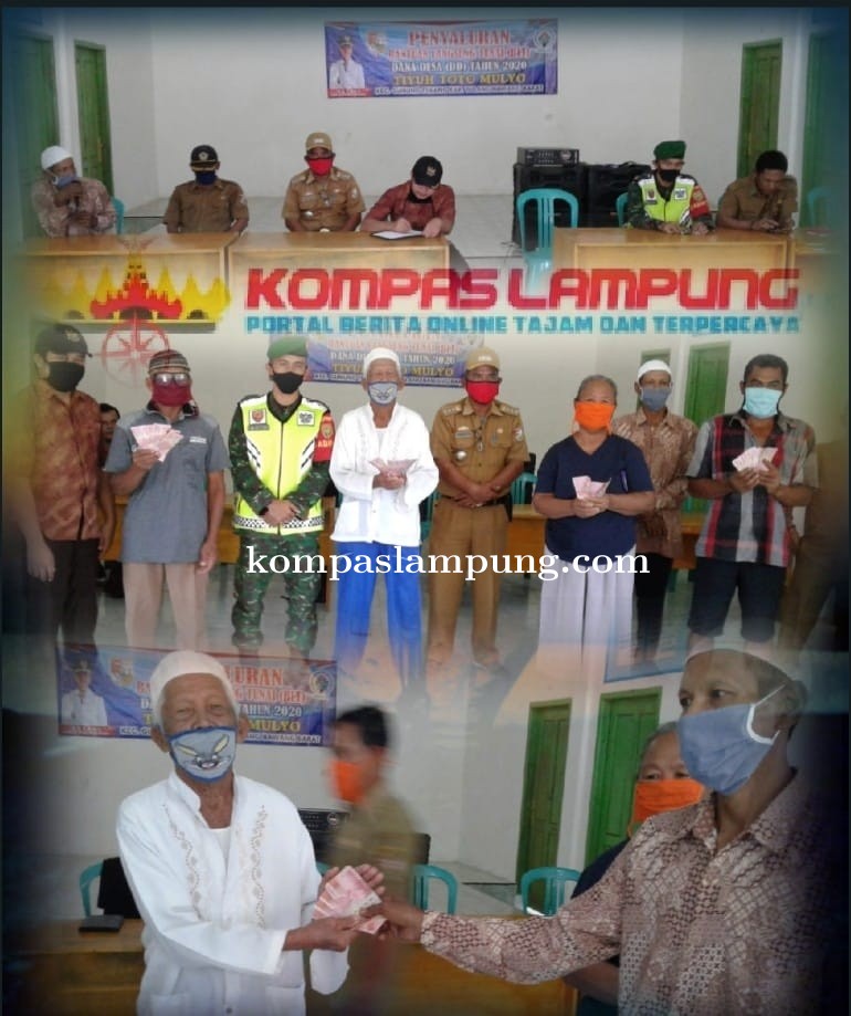 BLT Dari Dana Desa Tiyuh Toto Mulyo Kec Gunung Terang Tubaba Sudah Disalurkan Tepat Sasaran