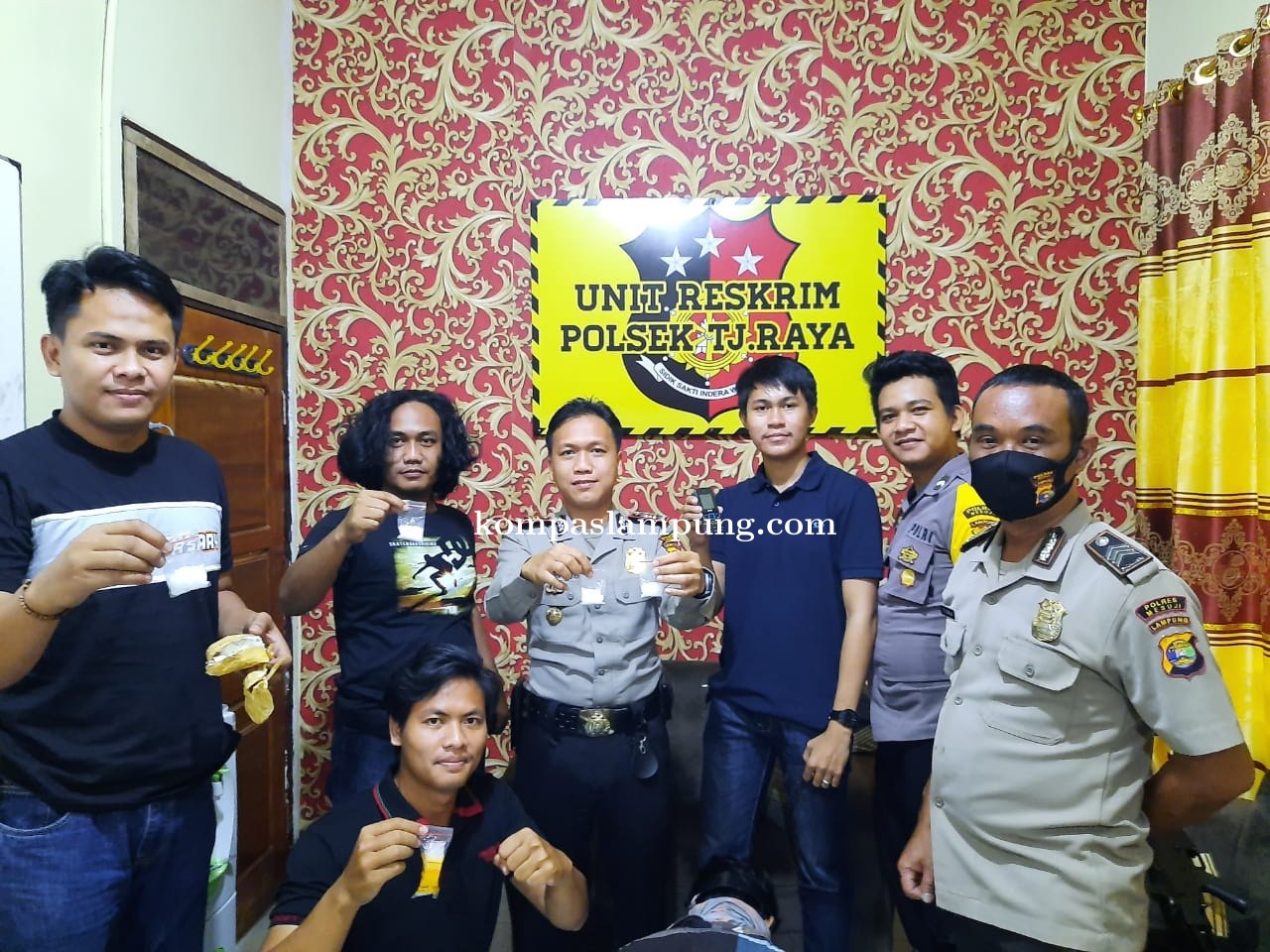 Polsek Tanjung Raya Mesuji Berhasil Menangkap Bandar Narkoba Warga Talang Gunung Mesuji