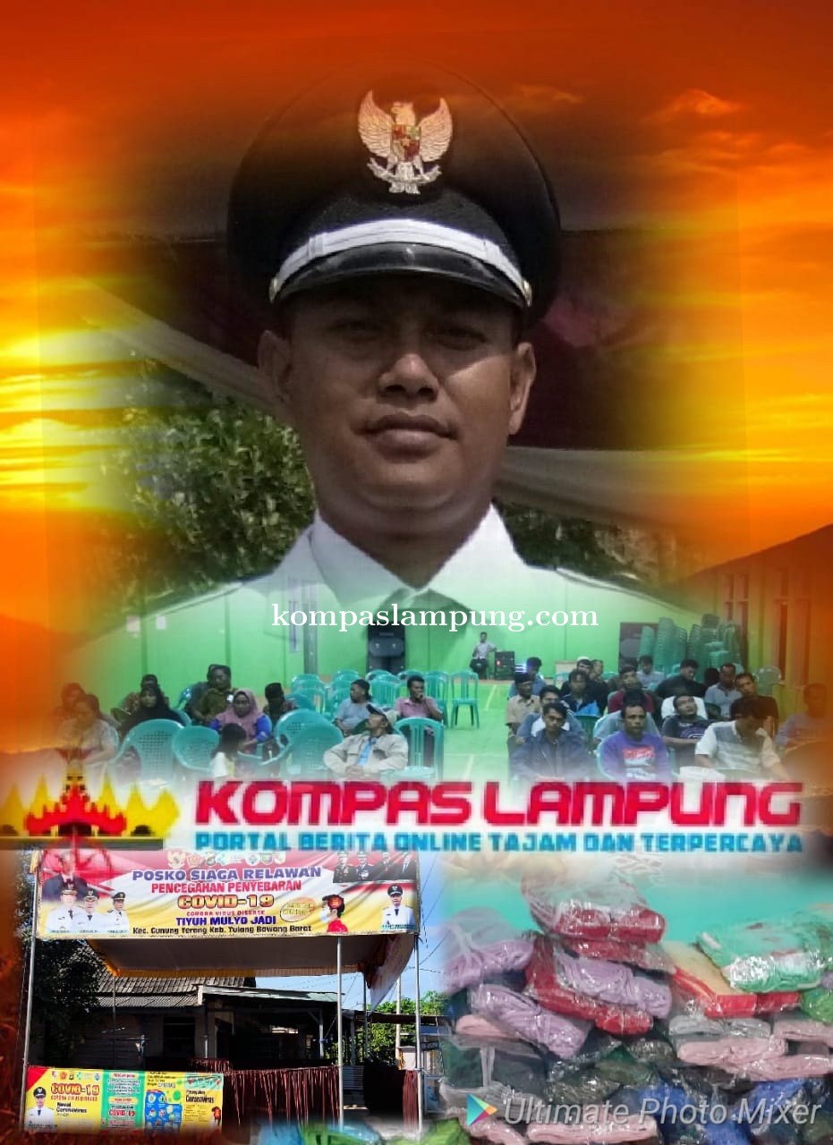 Dana Desa Tiyuh Mulyo Jadi Sebagian Digunakan Untuk Bagikan 2500 Masker Dan Berikan BLT Ke 25 Warga