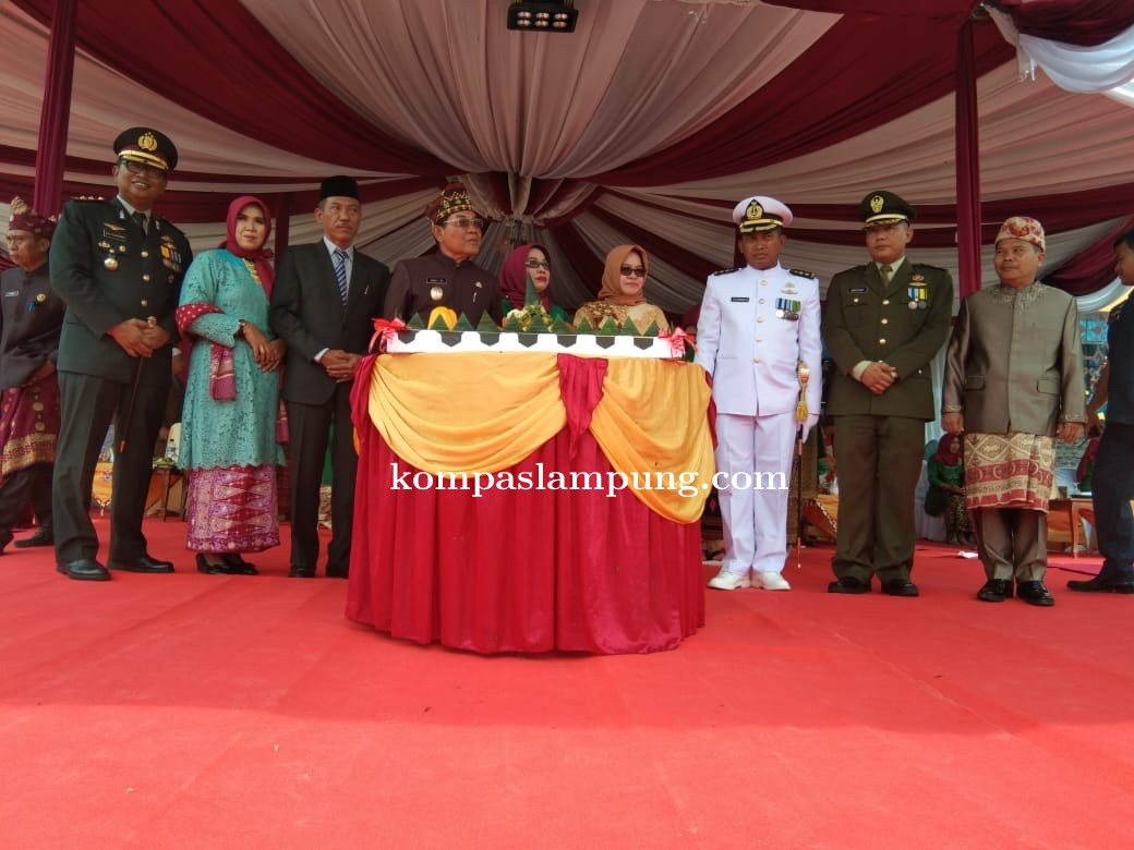 Pemerintah Kabupaten Mesuji Menggelar Upacara Peringatan Hari Jadi Yang Ke-11 Tahun