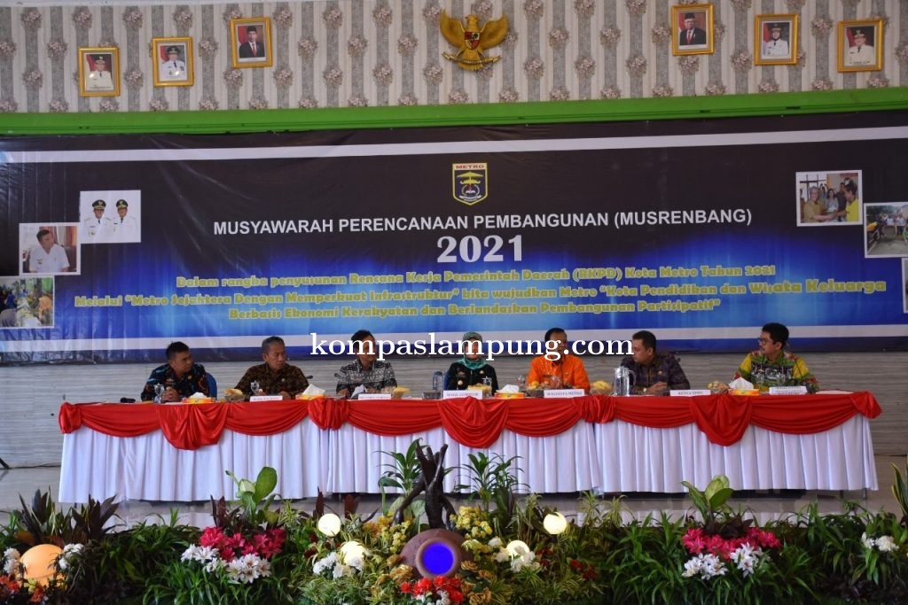Musrenbang Tingkat Kota Metro Dihadiri Wakil Gubernur Lampung Chusnunia Chalim