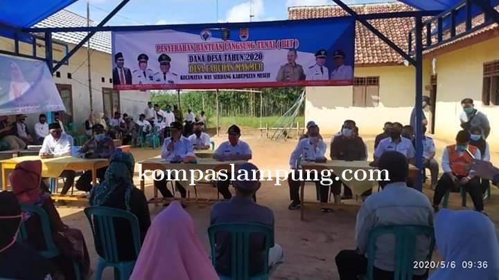 Dua Desa Di Kecamatan Way Serdang Membagikan BLT Kepada Warga Sebanyak 212