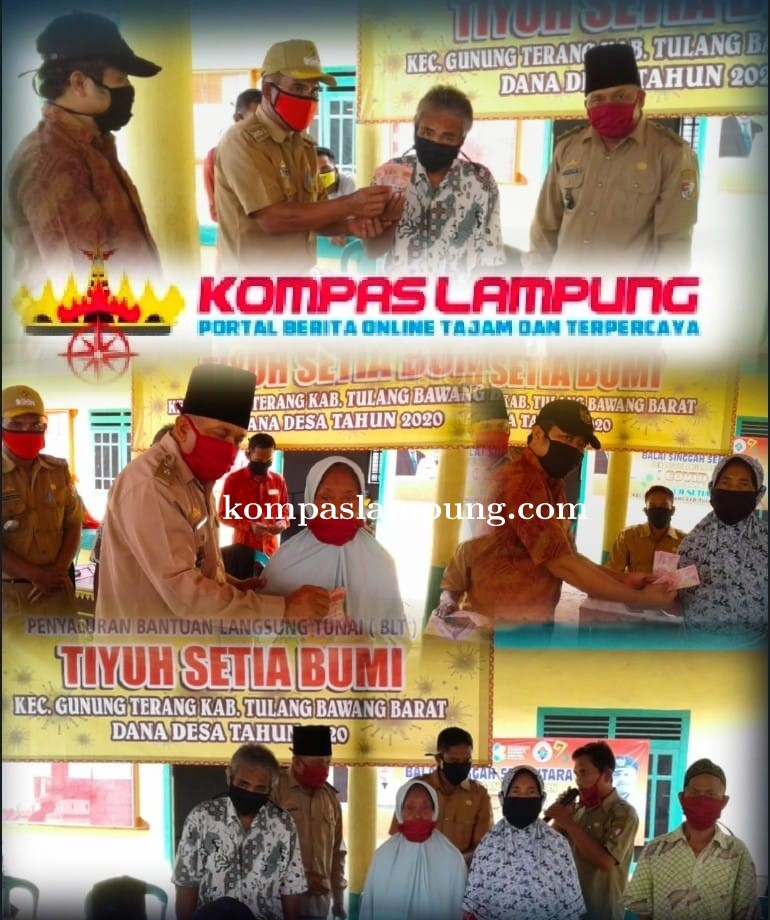 Kepala Tiyuh Setia Bumi Mulyadi Berharap BLT Dari DD Ini Bermanfaat Bagi Yang Terdampak Covid-19