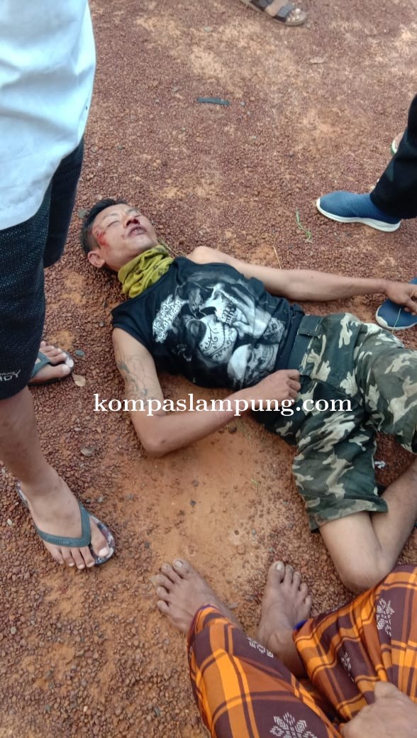 Pelaku Pencurian Kendaraan Bermotor Di Kabupaten Mesuji Babak Belur Dihajar Masa