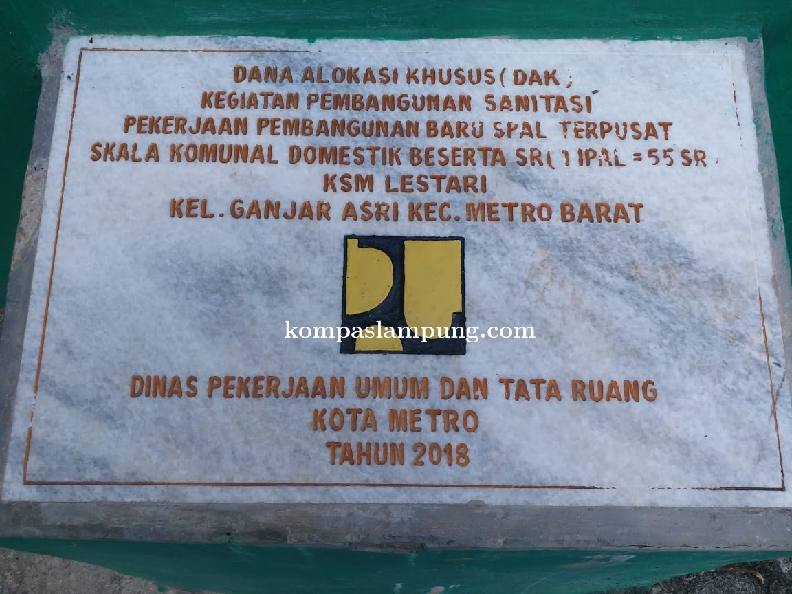 Pembangunan Sanitasi Di Kota Metro Mangkrak Menuai Sorotan