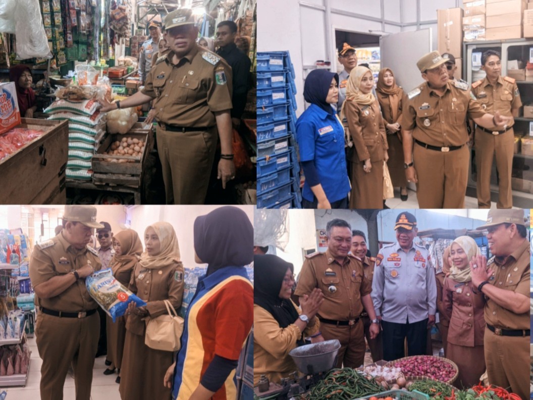 Menyambut Bulan Suci Ramadhan, Wakil Bupati Lamtim Sidak Harga Kebutuhan Pokok
