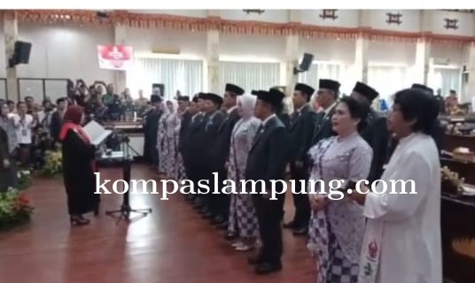 25 Anggota DPRD Metro Periode 2024-2029 Resmi Dilantik
