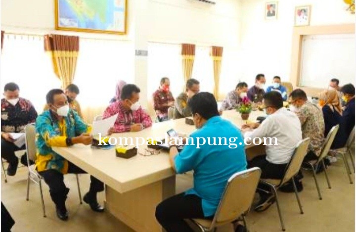 Pemprov Lampung Rapat Persiapan Kunjungan Menko Kemaritiman Dan Investasi