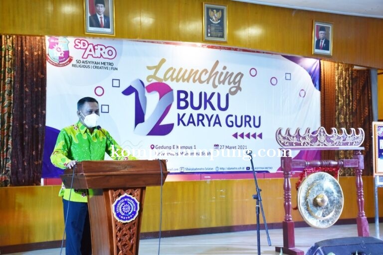 Launching 12 Buku Karya SD Aisyiyah Metro, di Hadiri Wakil Walikota